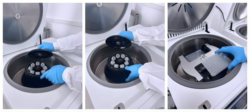 Use of centrifuge